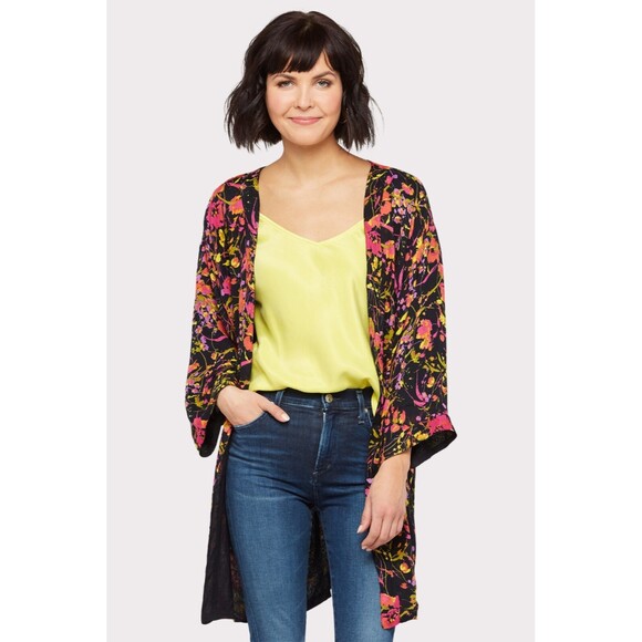 NWT. Michael Stars Jules Floral Kimono - Picture 1 of 6